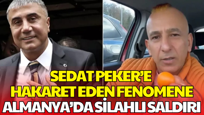 Sedat Peker’e Hakaret Eden TikTok Fenomenine Almanya’da Silahlı Saldırı